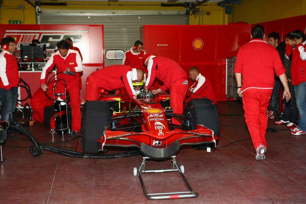 Test Ferrari F2008 Italian F3 Drivers Vallelunga